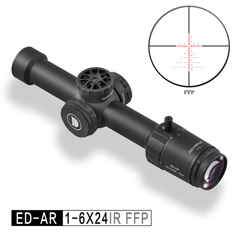 Riflescope Discovery ED-AR 1-6X24IR for hunting Gun sight sort 