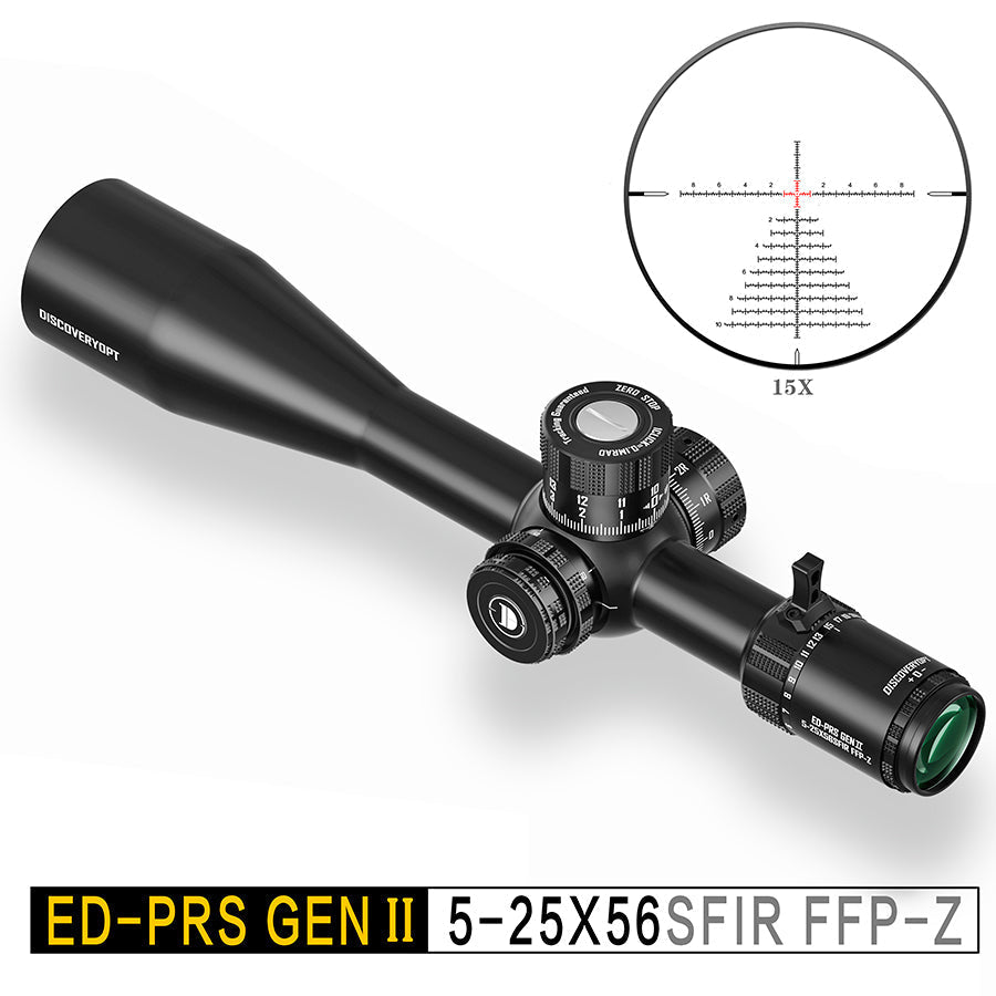 ED-PRS GENⅡ 5-25X56SFIR FFP-MRAD-ZERO STOP  Diameter:34MM Optics Scopes