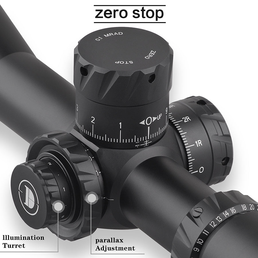 HD GenII 4-24X50SFIR ZEROSTOP turret airgun riflescope