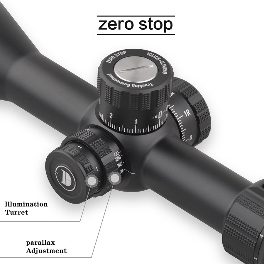 DISCOVERYOPT Optics ED GEN II 3-15x50SFIR Rifle Scope FFP 0.1 MRAD Illuminated Reticle 30mm Tube