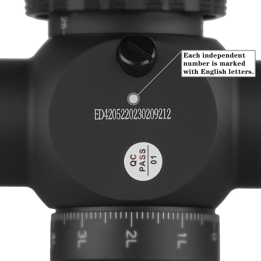 Ship from Poland ED 4-20x52 Rifle Scope, 34 mm Tube, First Focal Plane, Color: Black / Free Shipping