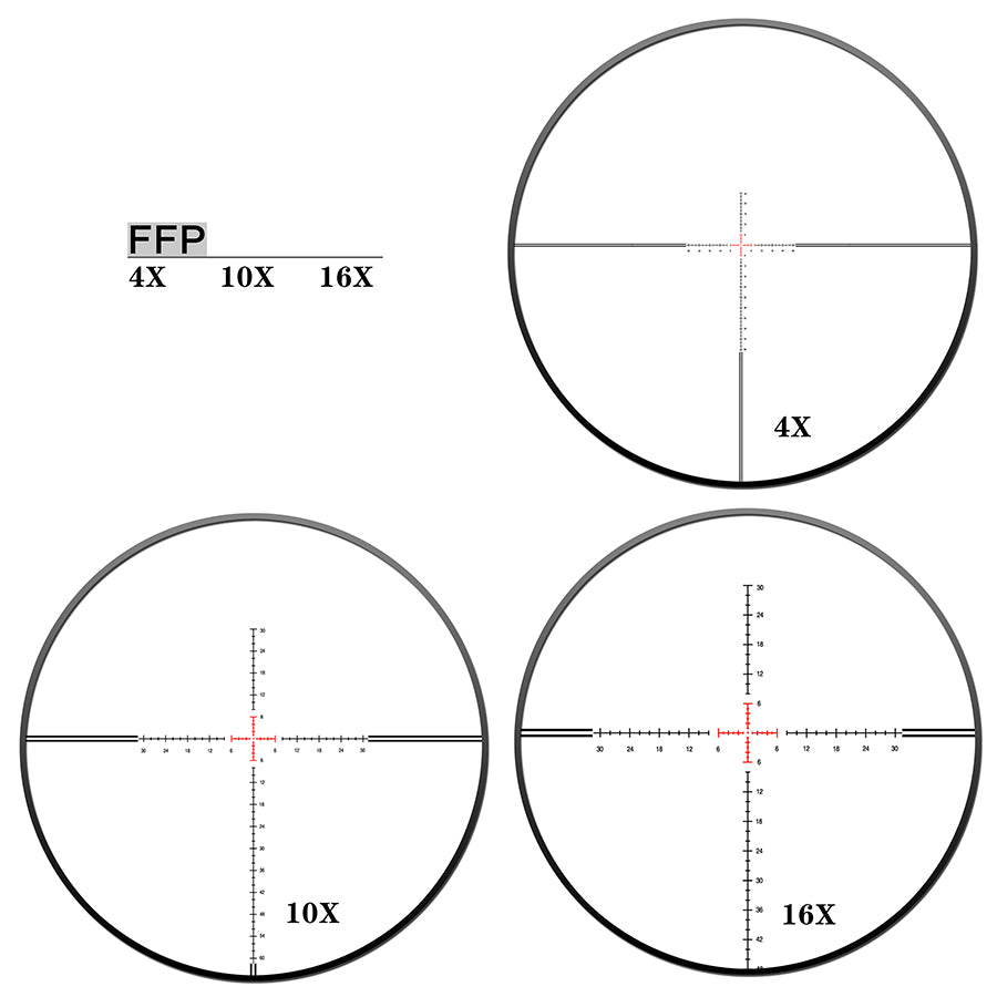 Discoveryopt Rifle Scopes First Focal Plane HS 4-16X44SFIR Tactical Hunting Scope