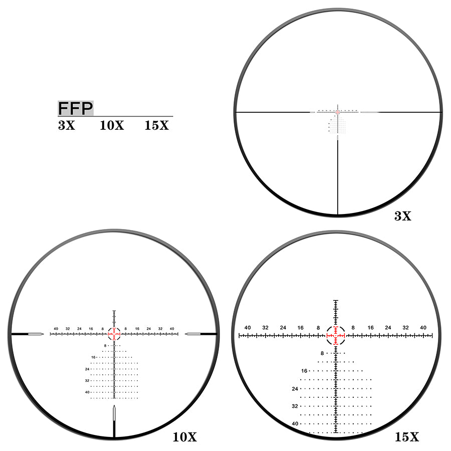 Ship from Poland Mighty sight Discovery scope ED-LHT 3-15X50SFIR First focal plane for Hunting