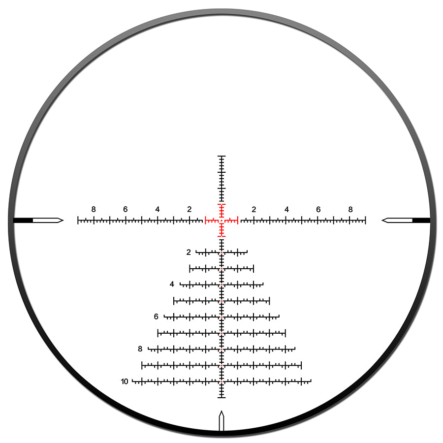 Discoveryopt 6-24x50mm 30mm Tube First Focal Plane Rifle Scope, Color: Black