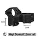 Discoveryopt HD 2-12X24SFIR First Focal Plane, Six Level Red Illuminated Reticle, Riflescope for Hunting with 30mm Tube