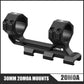 Cantilever Scope Mounts  | One-Piece 20 MOA 34mm or 30mm Tube for Picatinny Rail