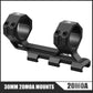 Cantilever Scope Mounts  | One-Piece 20 MOA 34mm or 30mm Tube for Picatinny Rail