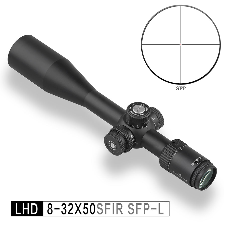 8-32x50SFIR FFP and SFP Rifle Scope Color: Black, Tube Diameter: 1.18 in