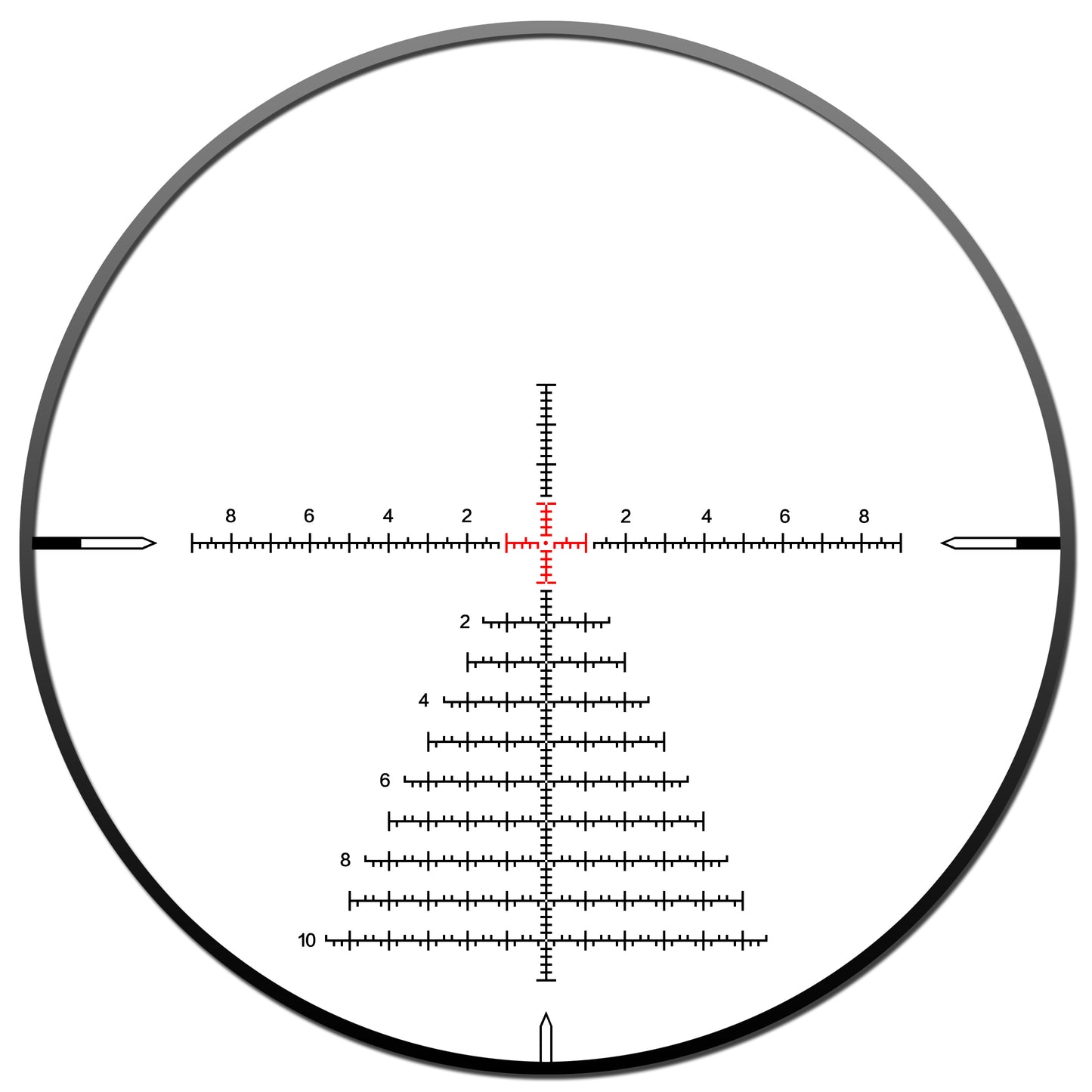 Discoveryopt riflescope ED-PRS GENII 5-25x56SFIR FFP black gun scope