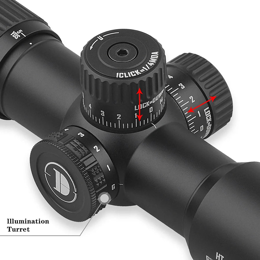 HT 6X24AOE-SFP-MOA Tube Diameter:30MM Short Optics Scope