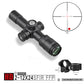 Discoveryopt HD 2-12X24SFIR First Focal Plane, Six Level Red Illuminated Reticle, Riflescope for Hunting with 30mm Tube