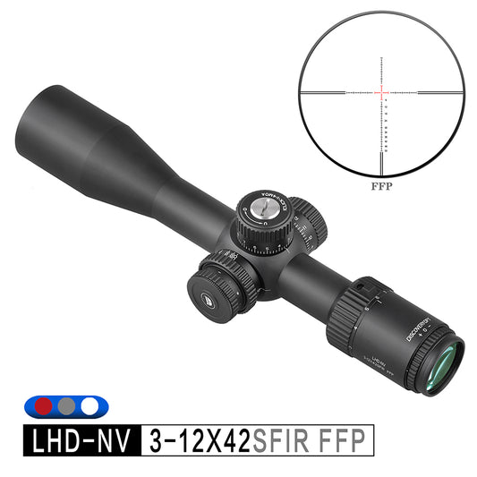 Discovery riflescope Optics new scope sight LHD 3-12X42SFIR FFP for hunting