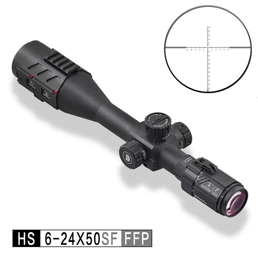 Riflescope for hunting Discovery HS 6-24X50SF FFP First Focal Plane Big Eye-Box