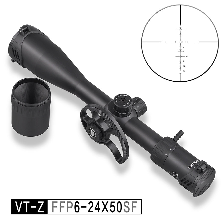 Discovery VT-Z 6-24X50SF First Focal Plane with Big Eye-box riflescope