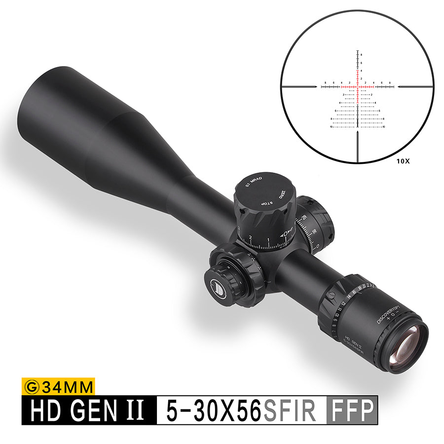 New High Quality Optics Gun Riflescope Sights HD 5-30X56SFIR FFP