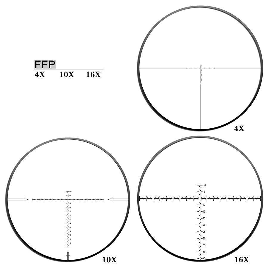 Discovery riflescope HT 4-16X40SF FFP for airgun hunting