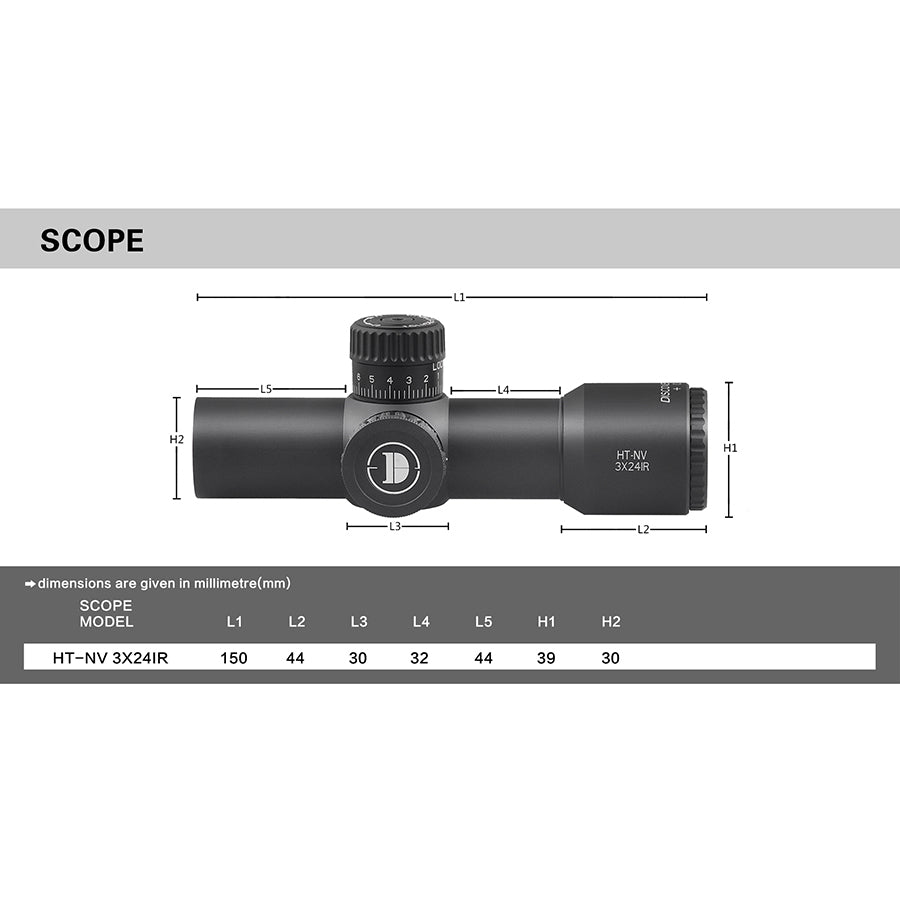 2022 New Riflescope 3X