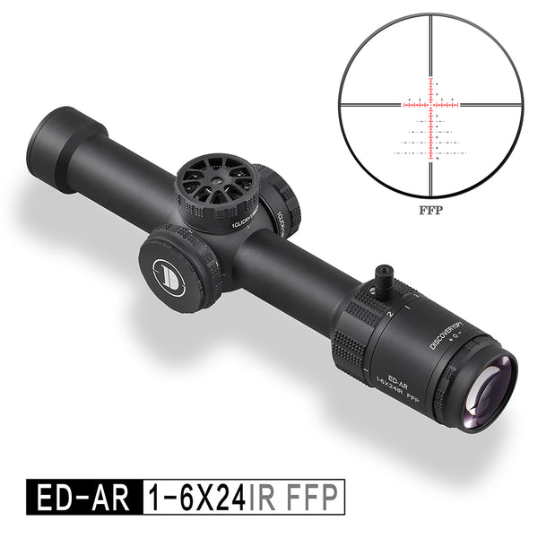 Riflescope Discovery ED-AR 1-6X24IR for hunting Gun sight sort