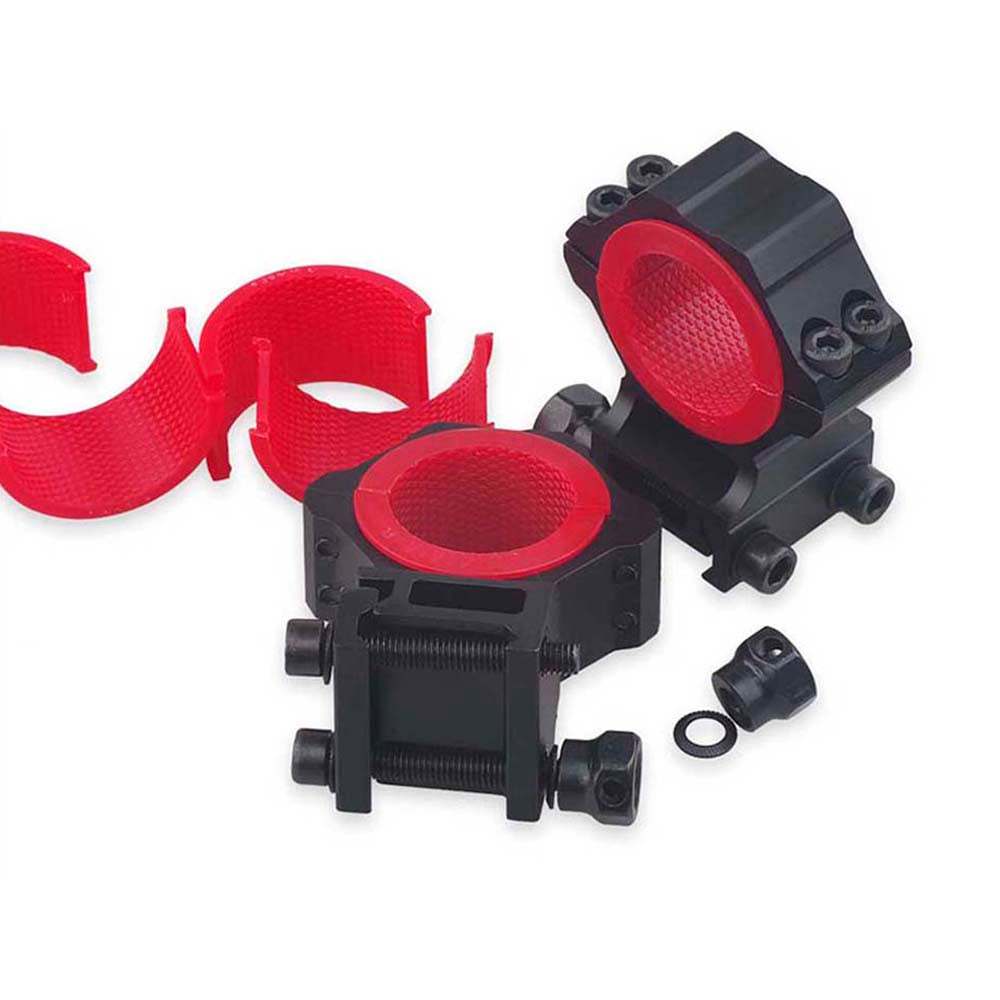 Riflescope Rings 25.4 30 34 mm Tube Universal Discovery with Red Gaskets Shockproof Firearms