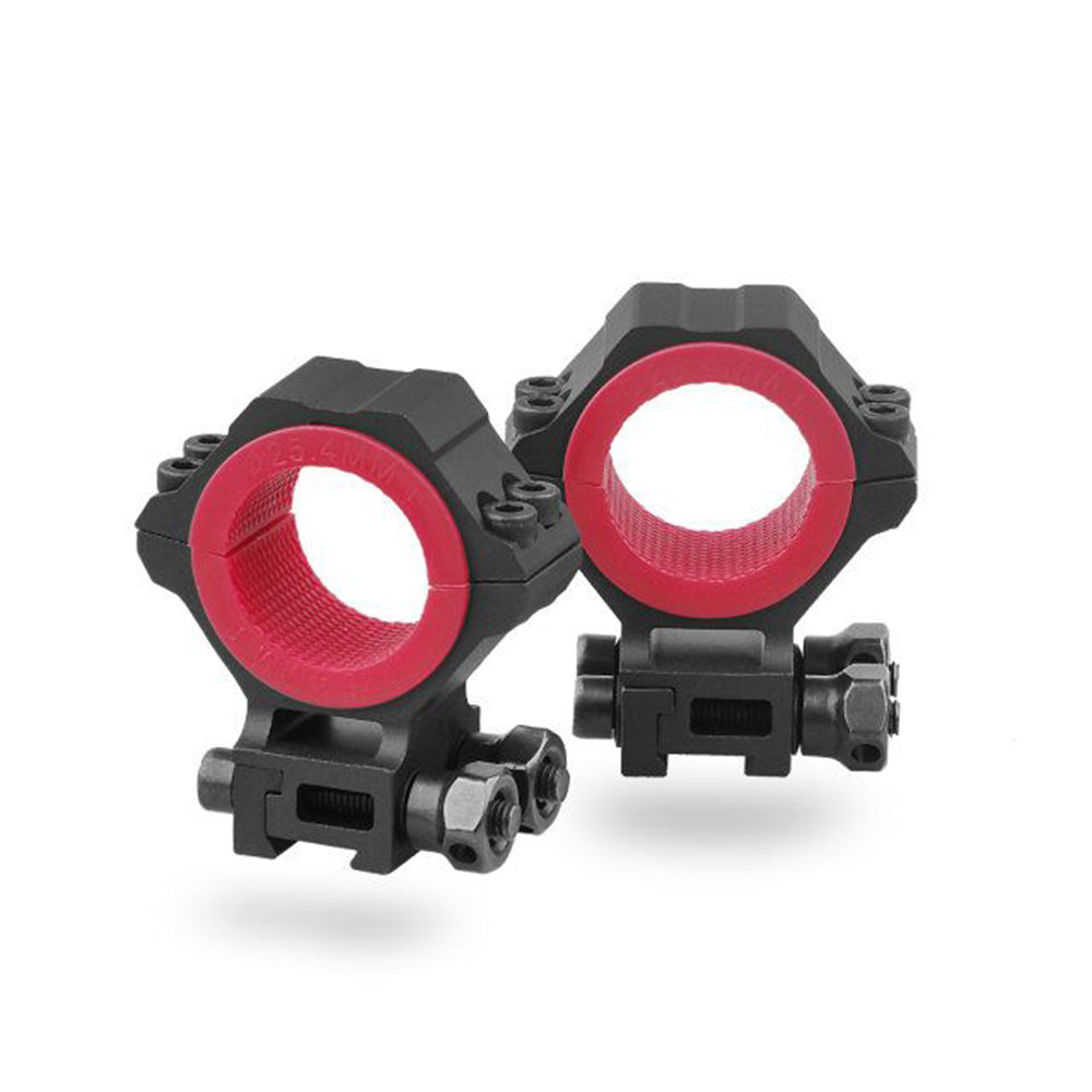 Riflescope Rings 25.4 30 34 mm Tube Universal Discovery with Red Gaskets Shockproof Firearms